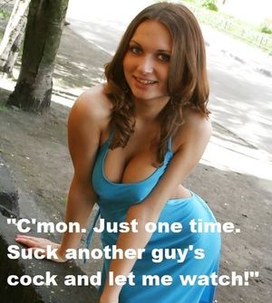 watching wife sucking cock