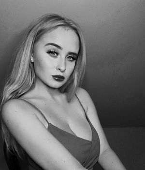 she's licking my tip right now