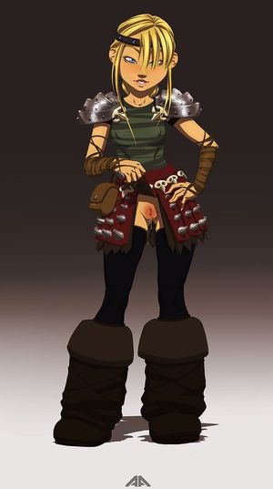 Astrid giving a tease