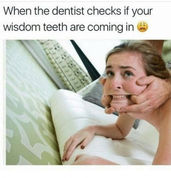 Mouth pulled open