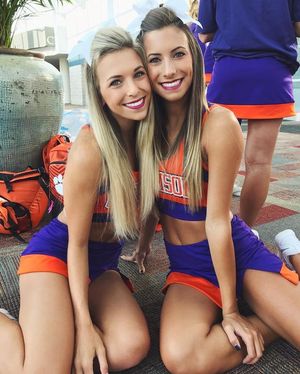 Beautiful Clemson Cheerleaders