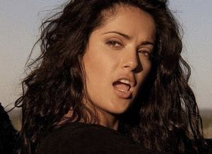 Salma Hayek’s gaping mouth