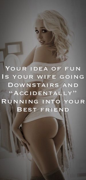 My husband didn't say you were here..sorry