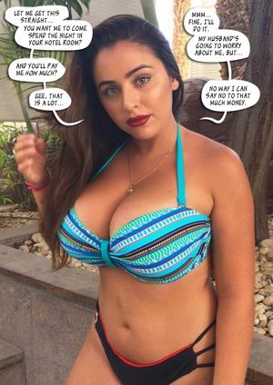 Wife Making Extra Cash on Vacation