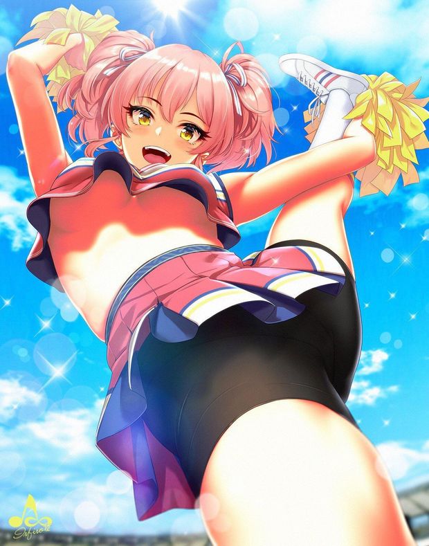 cute anime cheerleader