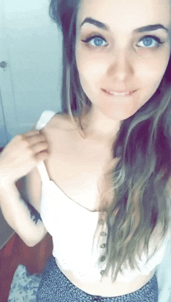 Undressing with a smile