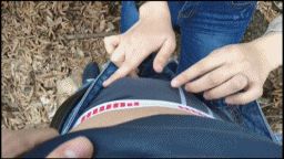 handjob guy's big hairy dick finally the guy enjoys a good amount of sperm on his tits