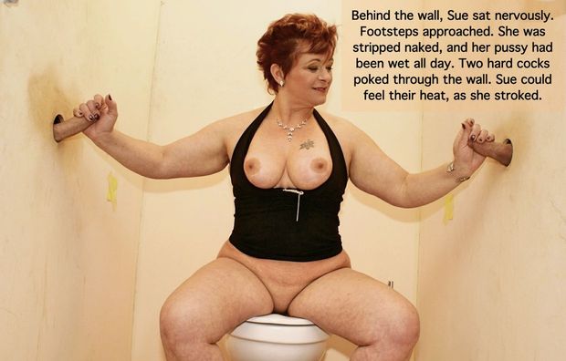 Sue visits a gloryhole for the first but not the last time