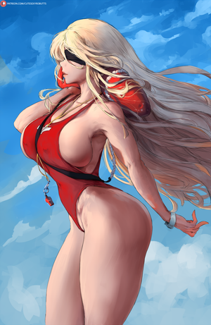 lifeguard sword maiden by Cutesexyrobutts