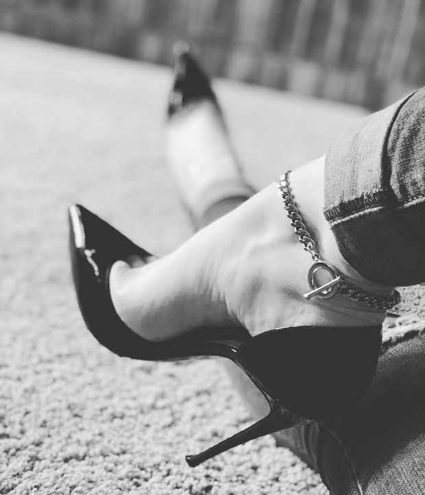 anklet and jeans
