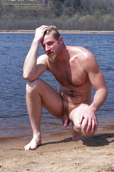 On the beach with daddy