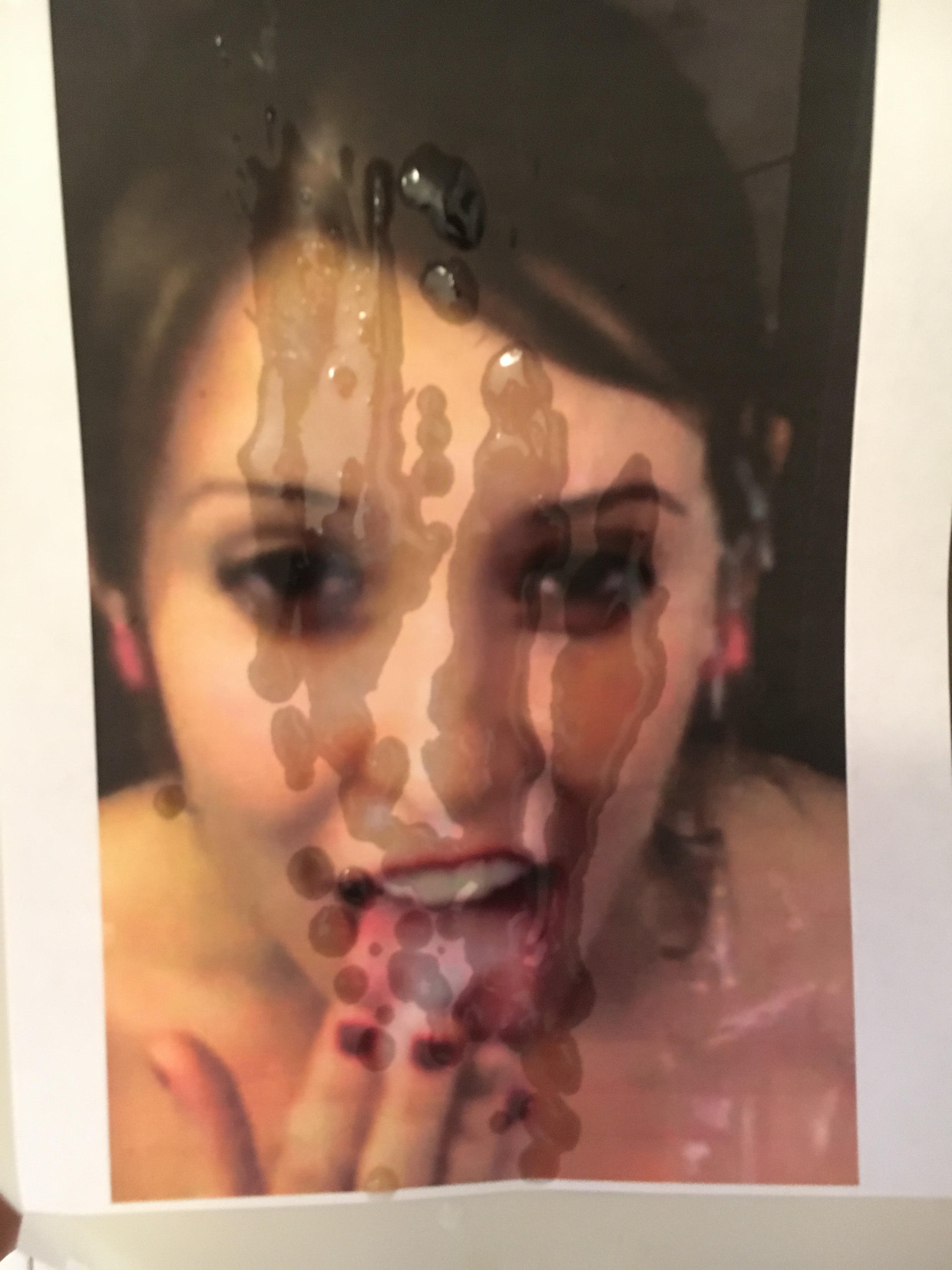 One of my cumsluts drowning in my load