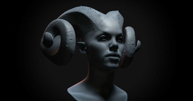 She Demon with Horns