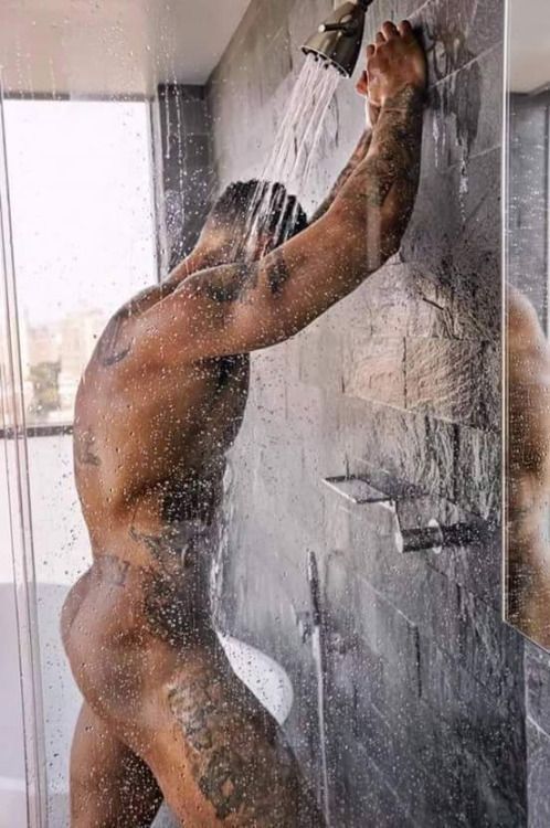 Wetting my tats 3