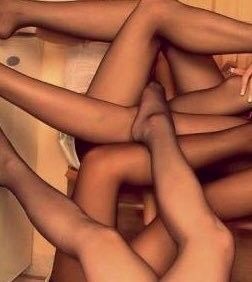 legs in nylon