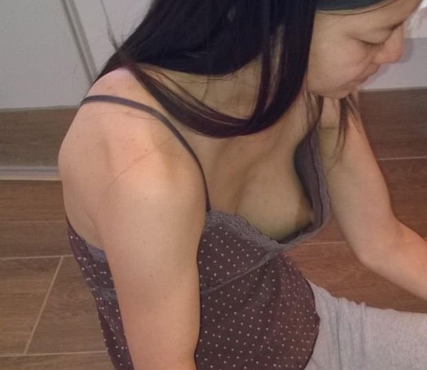 pointy tits