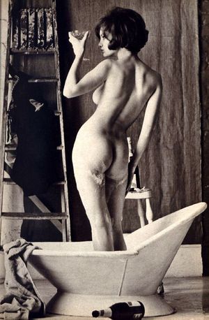 a drink with your bubble bath