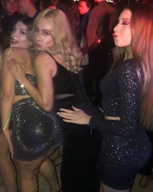 Slutty Latina teens showing off their asses