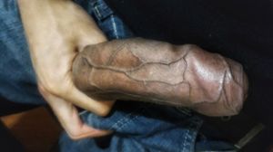 Uncuted veiny cock -1