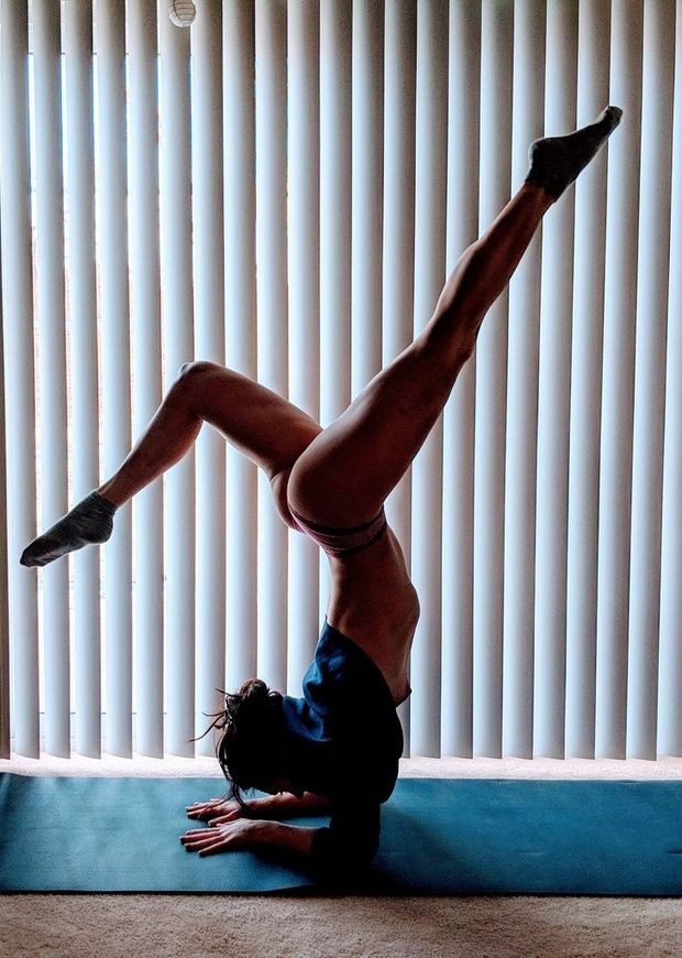 Forearm stand for the win