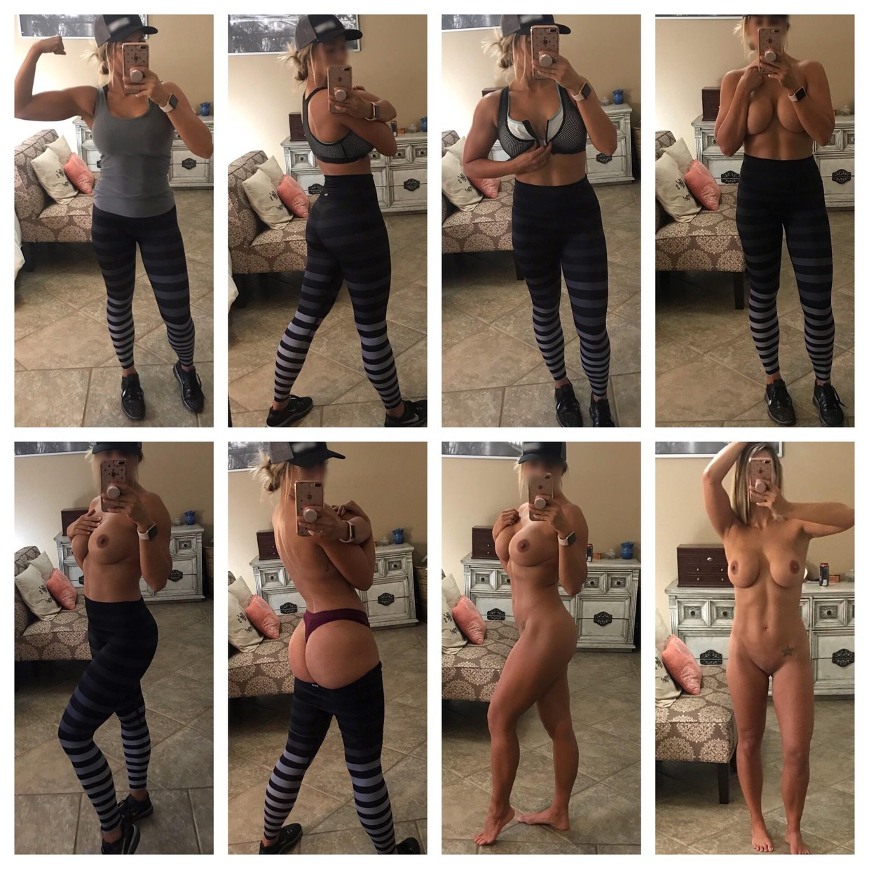 Progressive fitness undressing
