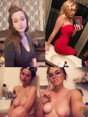 Cute dressed undressed