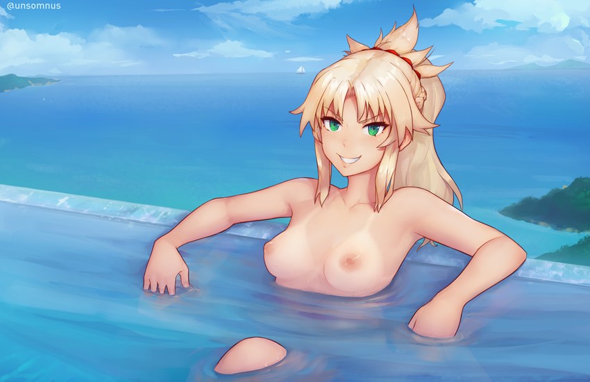 mordred and mordred (fate/grand order and etc) drawn by unsomnus