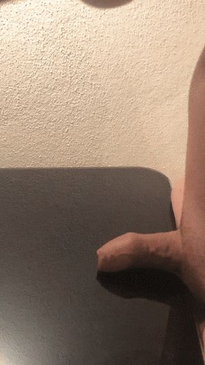 uncut penis gets hard