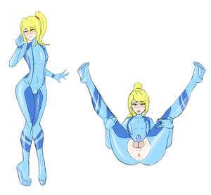 Eager chastity samus