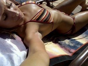 Mmmm....Tanned Teen with Perfect Skin