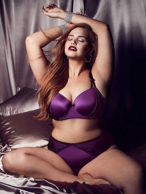 Sexy Woman In Purple