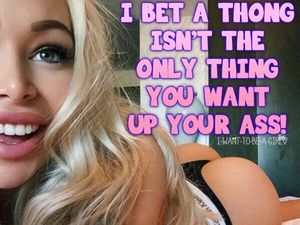 Up your sissy boi pussy ;)