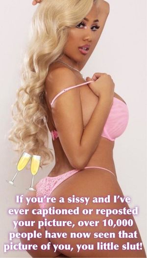 sharing your sissy ass