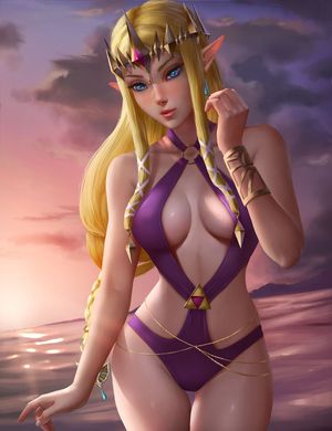 Swimsuit Princess Zelda 002