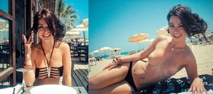 I really like her bikini top