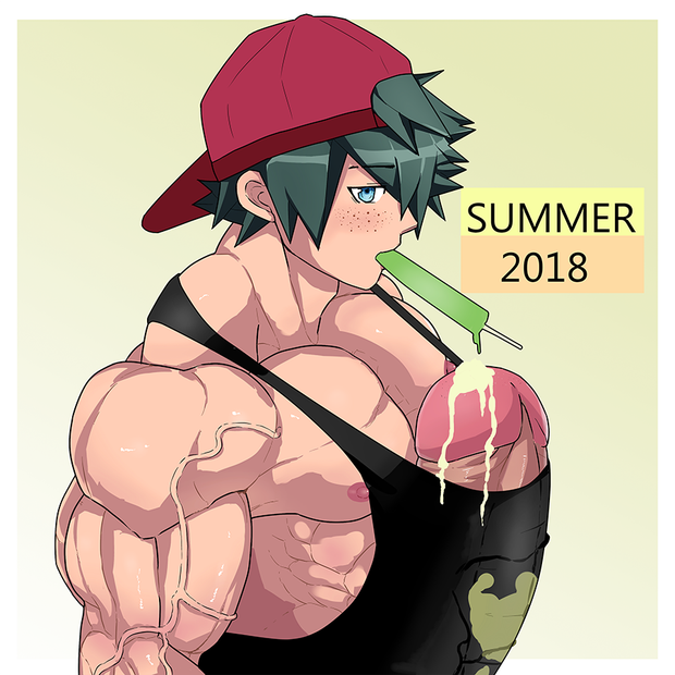 Guy eating ice-cream
