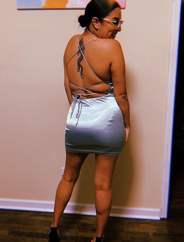Esm in mini skirt
