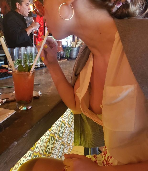She loves vacation