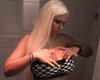 Barbie Brilliant showing her huge tits 2