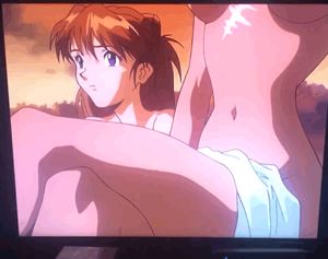 These two had a little lesbian moment while the male pilots were just over the separation wall