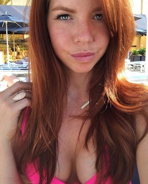 Freckled Redhead Selfie