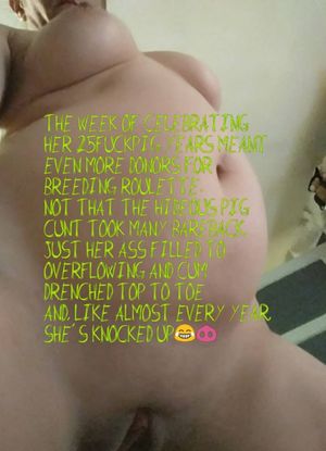 Breeding Roulette Payout. The fuckpig is knocked up again