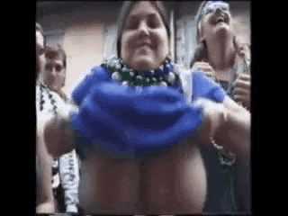 Tits flashing