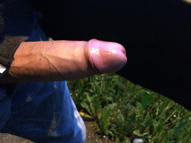 Taking a walk with my big dick - few years back