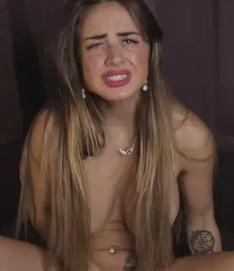 She just came