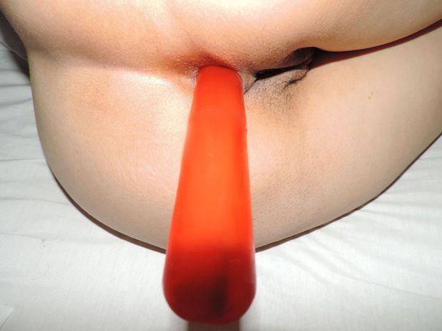 Anal fucking, delicious toys in asshole