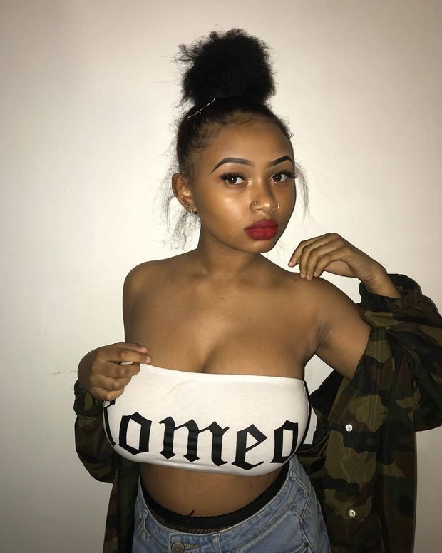 cute busty ebony