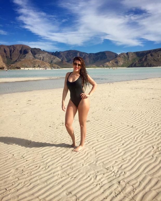 Enjoying the beach