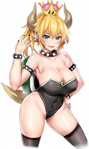 Bowsette Huge Boobs