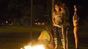 Getting warm in a cold and hard work night